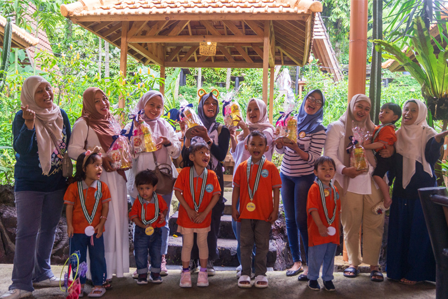 AULIA Preschool mempersiapkan acara besok pagi