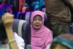 Nenek Arjuna, Peserta dengan semangat muda yang Antusias Mengikuti Perjalanan AULIA ke Yogyakarta