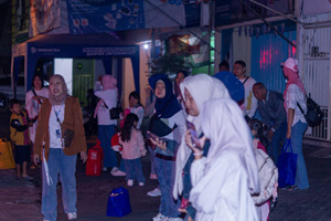 Peserta AULIA Preschool Berkumpul di Pagi Hari yang Masih Gelap untuk Berangkat ke Yogyakarta