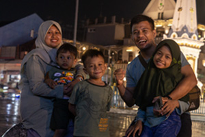 Foto Keluarga AULIA Preschool di kawasan Malioboro