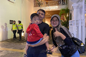 Foto Murid AULIA Preschool di kawasan Malioboro