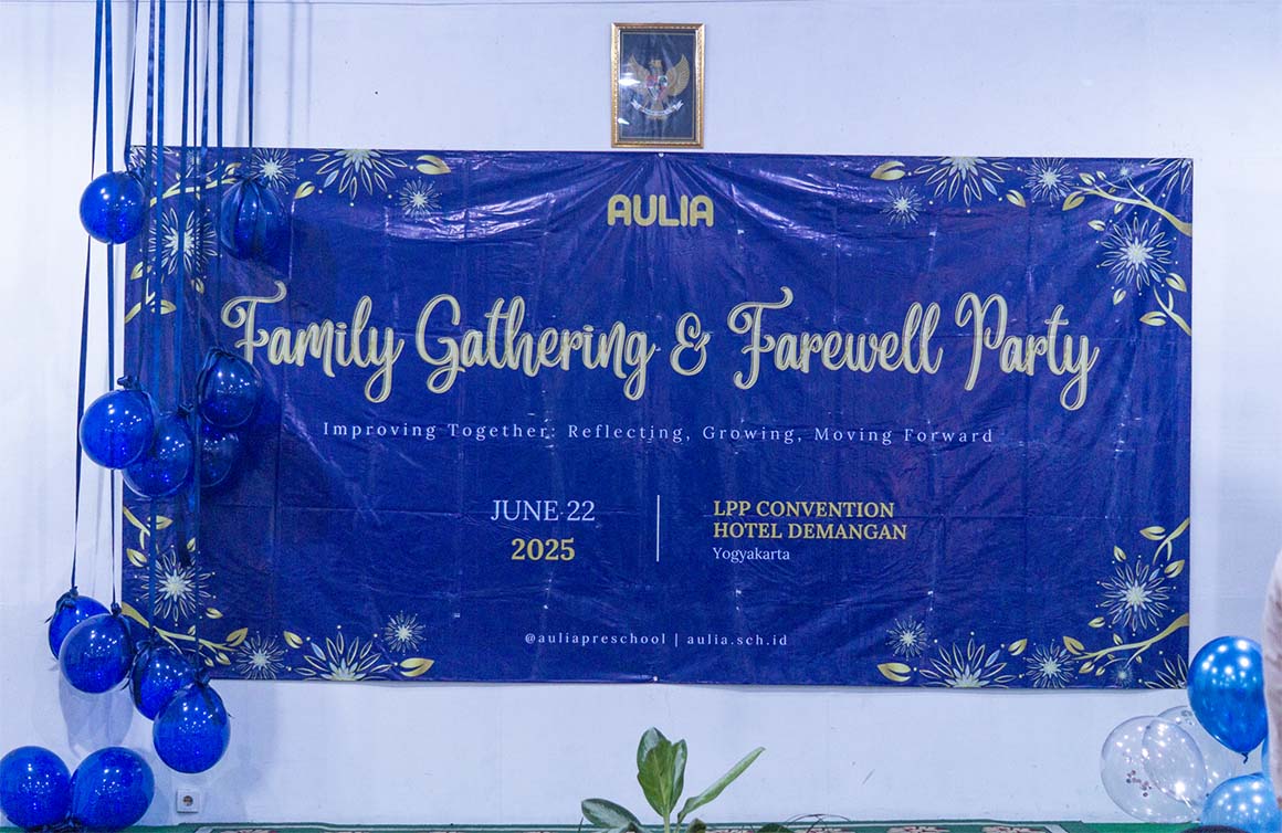 AULIA Preschool mempersiapkan acara besok pagi